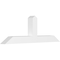 Ekena Millwork Portland Architectural Grade PVC Gable Bracket, 48"W x 16"H x 4"D x 4"F, 8/12 Pitch GBP048X16X0404POR00 - alternate 1